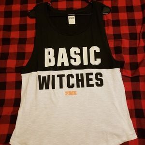 Victoria secret pink Halloween tank